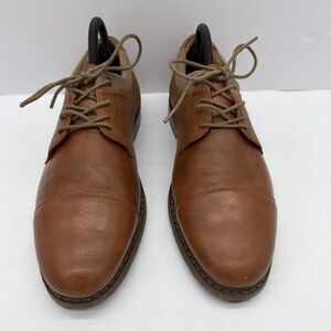 Freeman Randy Brown Oxford Boys Shoes Cap Toe Lace Up Size 5.5M 1043611